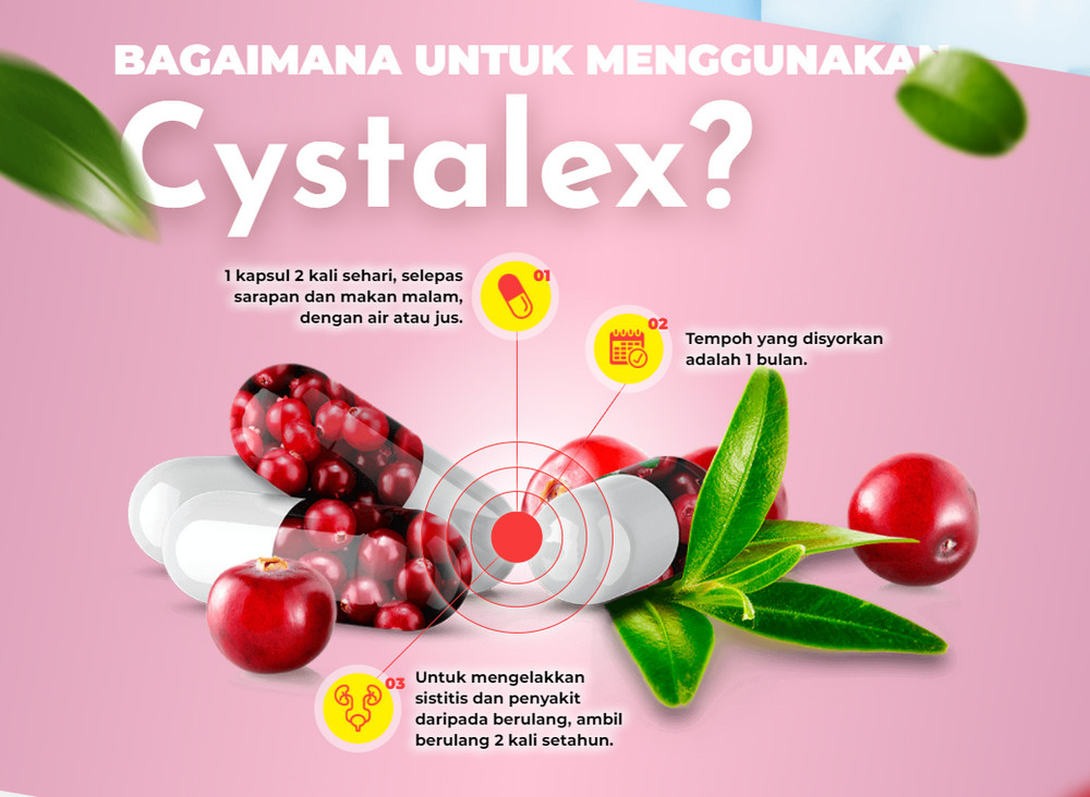 cara penggunaan Cystalex